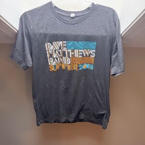 Dave Mathews Band Summer 2015 Band Tour Graphic Tee Mens Size Large